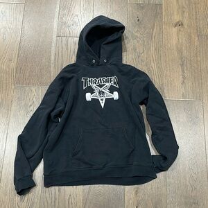 Thrasher Skate Hoodie // Black // Medium